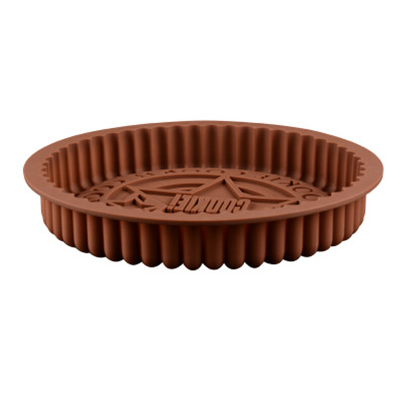 Molde redondo 3D de silicona para hornear galletas de Chocolate Oreo, molde antiadherente para pudín, sartén grande para Mousse y pasteles