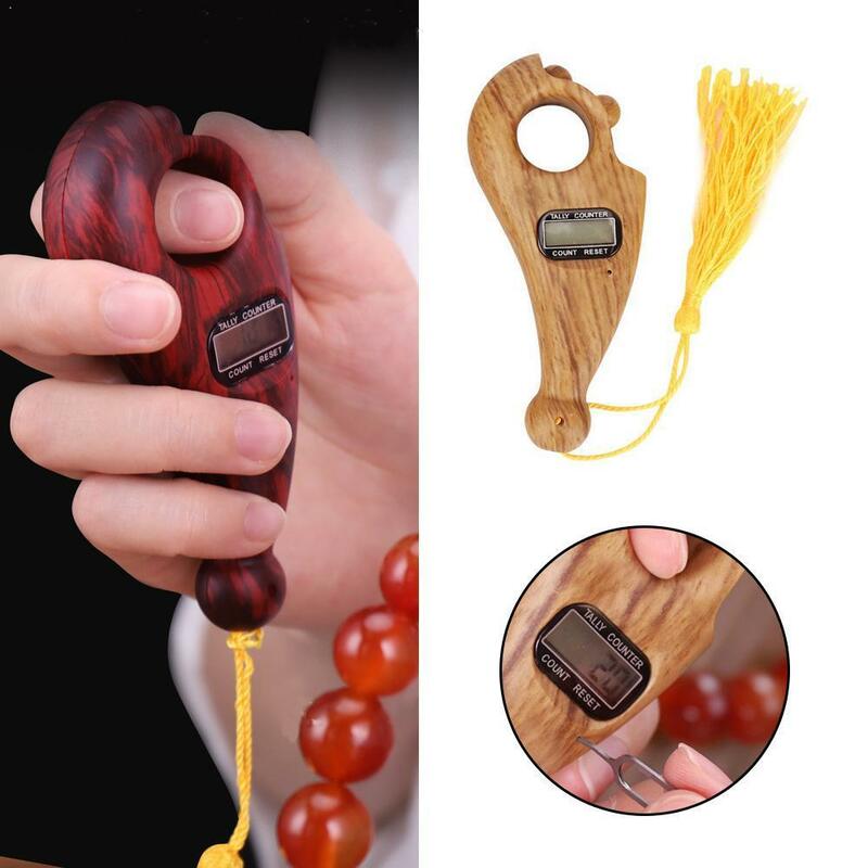 New Scroll Relaxation Battery Powered Decompression Mini Digital Toy Counter Display Handheld Buddha For Buddhist Beads Muslim