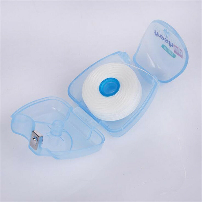 50M Micro cire saveur de menthe poivrée dentaire brosse interdentaire dents bâton cure-dents fil dentaire choisir hygiène buccale fil propre