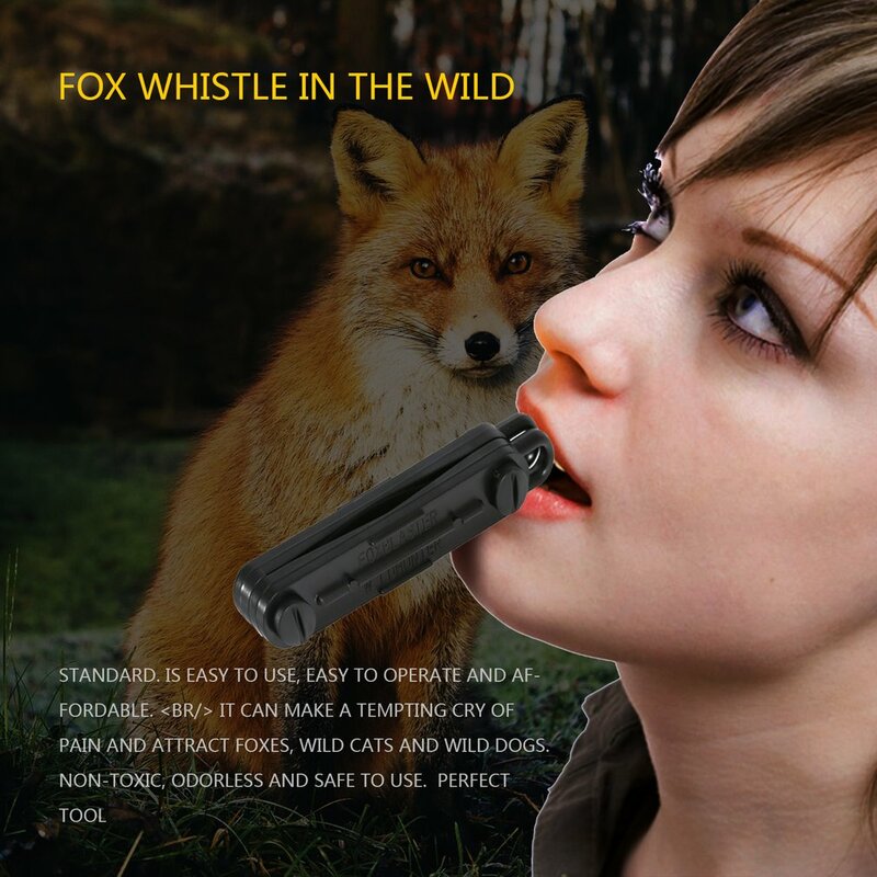 Lack-silbato de llamada al aire libre Fox Down Fox Blaster, Predator, caza, Lamping, llamador de juego de conejo, animal