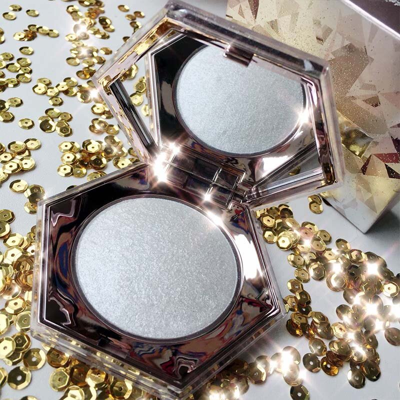O.TWO.O Professional Facial Highlighter Bronzers Palette Makeup Glow Kit Face Contour Highlight Shimmer Powder Diamond Bomb