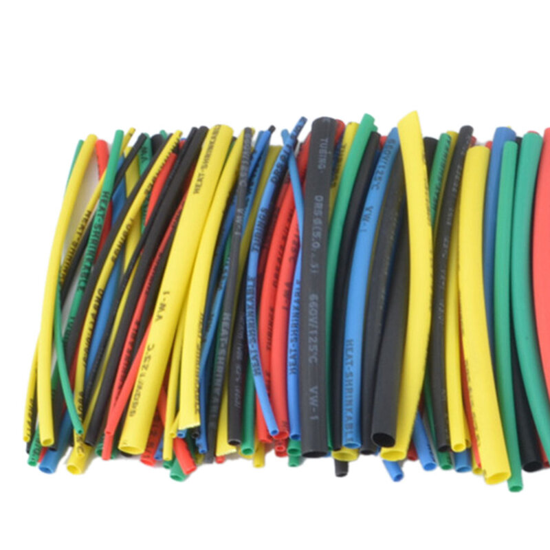 100pcs 100mm Heat-shrink Tubing Thermoresistant Tube Heat Shrink Wrapping Kit Electrical Connection Wire Cable Insulation Sleeve
