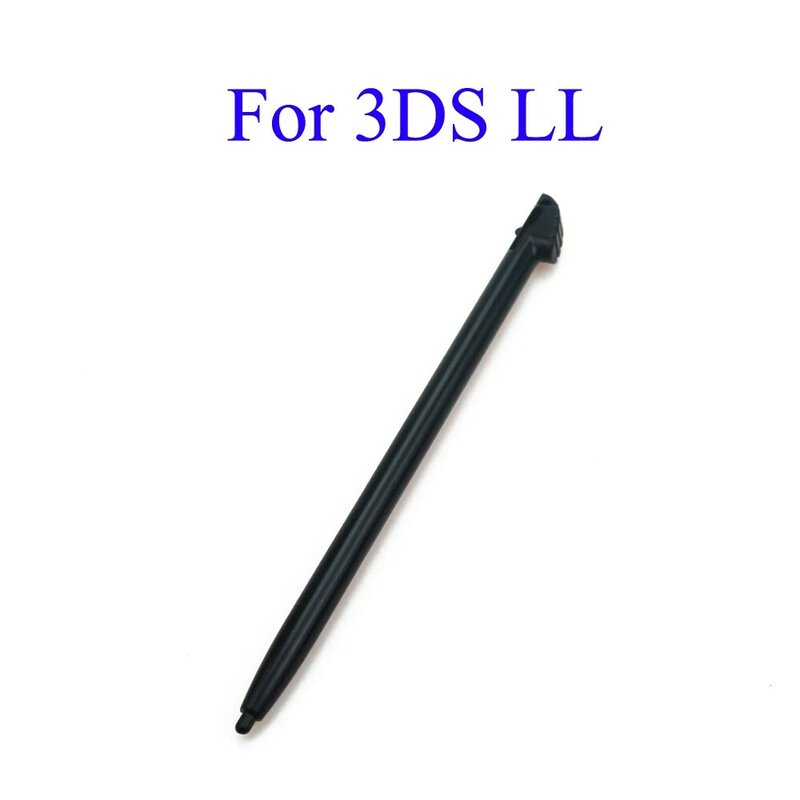 Schwarz Kunststoff Stylus Touch Screen Metall Teleskop Stylus Stift für Nintendo 2DS 3DS XL LL Neue 2DS / 3DS LL XL Für NDSL NDSi
