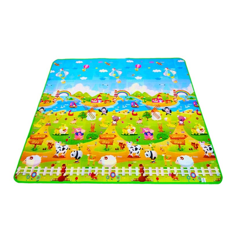 2021ใหม่180X200ซม.ชั้นเล่นรวบรวมข้อมูลเกม Mat Foam พรมผ้าห่ม Playmat สำหรับทารกเด็กวัยหัดเดินผลไม้ตัวอักษรสัตว์บ้าน