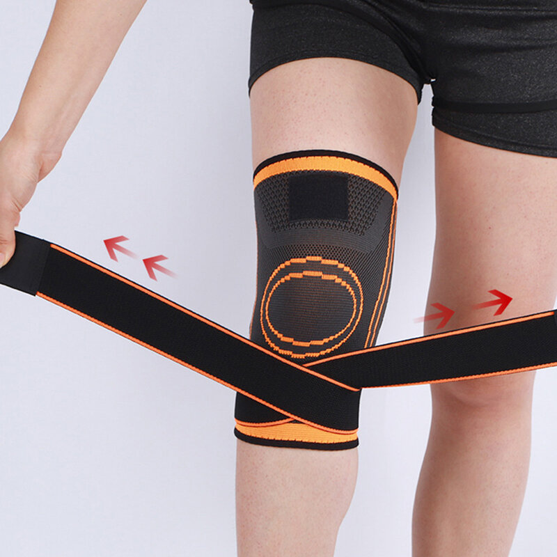 Bantalan Lutut Bantalan Lutut Kompresi Bantalan Lutut untuk Arthritis Dukungan Sendi Olahraga Keselamatan Voli Gym Peralatan Kebugaran Olahraga
