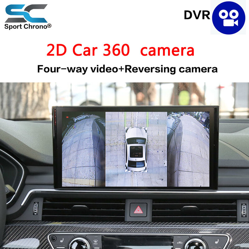 Car 360 Gradi Macchina Fotografica 2D 720P Panoramica Retrovisore Sistema di Parcheggio Auto Videocamera Per Auto Tutto Impermeabile Macchina Fotografica D'inversione Dalla Parte Posteriore