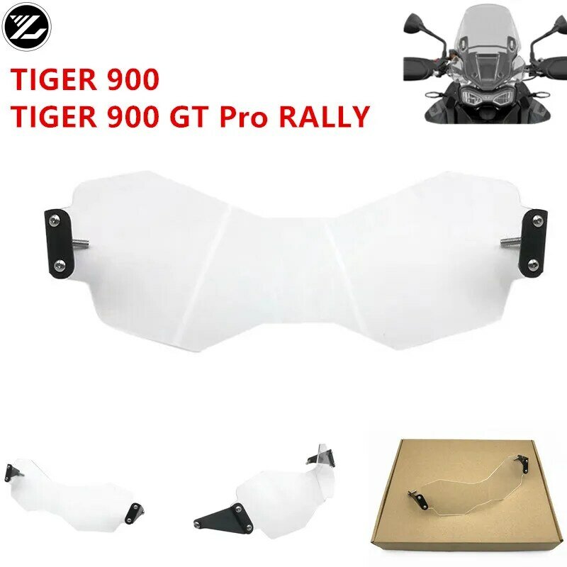 Protetor de proteção do farol da motocicleta filme guarda frente capa da lâmpada para triumph tiger 900 tiger900 gt pro rally