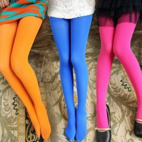 Newborn Baby Stocking Soft Cotton Tights Children's Pantyhose Candy Colors Girls Warm Tights 4-12 Years Old