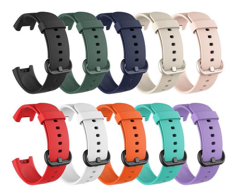 Correa de silicona para reloj inteligente, pulsera deportiva de repuesto, accesorios para Xiaomi Mi Watch Lite/Redmi Watch