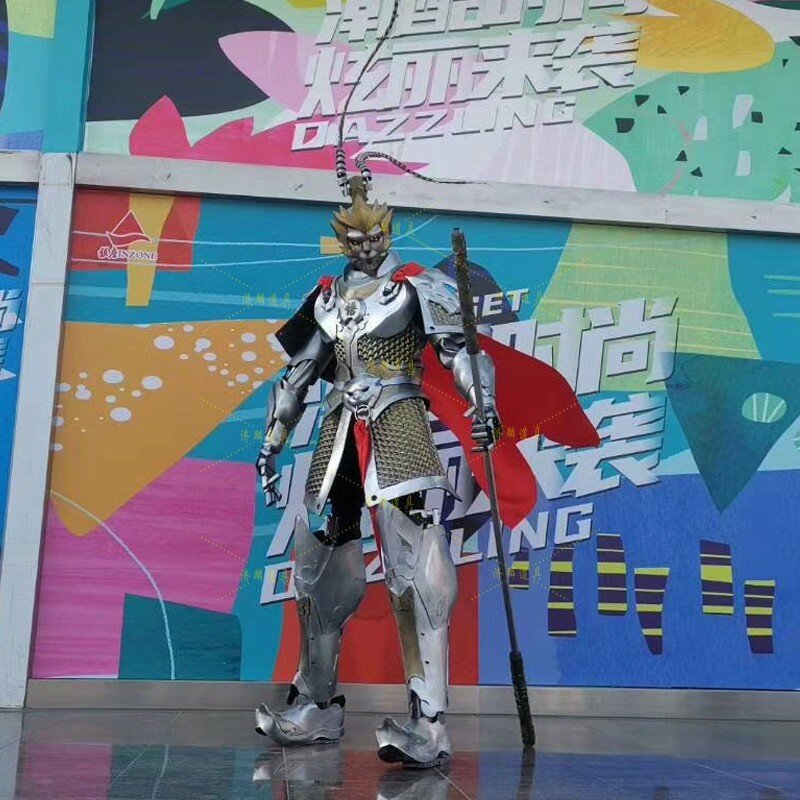 Bumblebee Zon Wukong Armor Kostuum Cosplay Party Kleding Grote Diamant Robot Real Armor Wearable Armor Kostuums