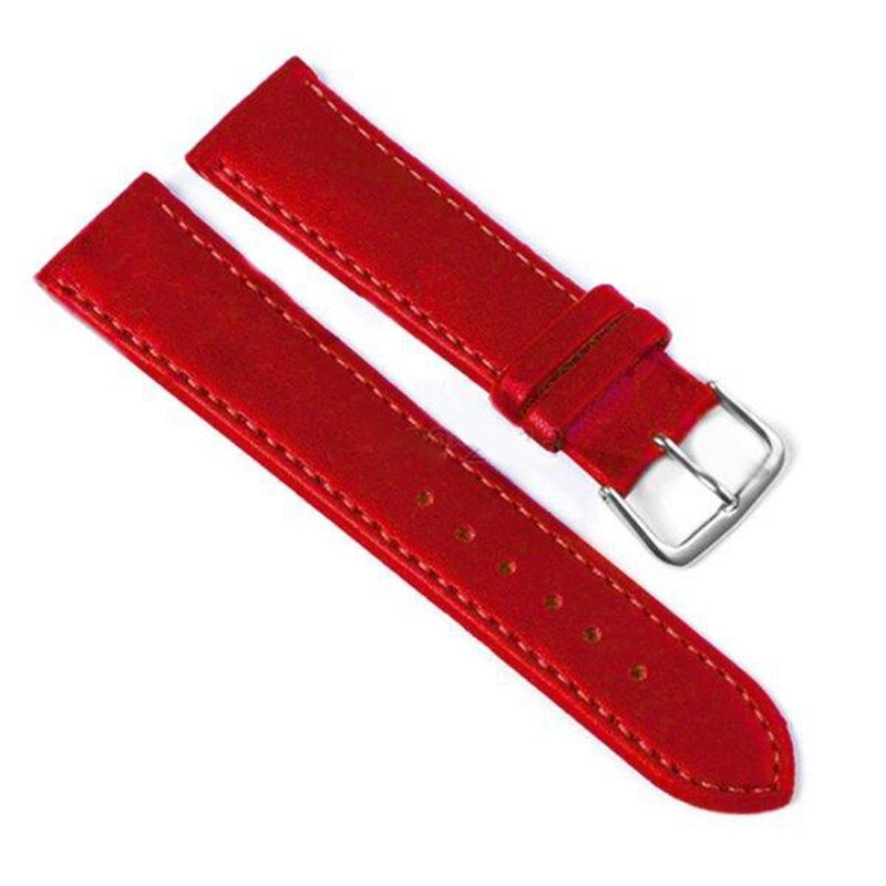 10mm/12mm/14mm/16mm/18mm/20mm/22mm/24mm Men Women Strap Watch Wrist Band Belt Bracelet PU Leather Watchband with buckle