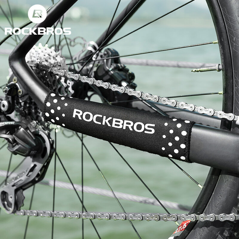 ROCKBROS защита велосипедной рамы Ультралегкая защита рамы горного велосипеда защита цепи задняя вилка Защитная крышка велосипедная цепь черная