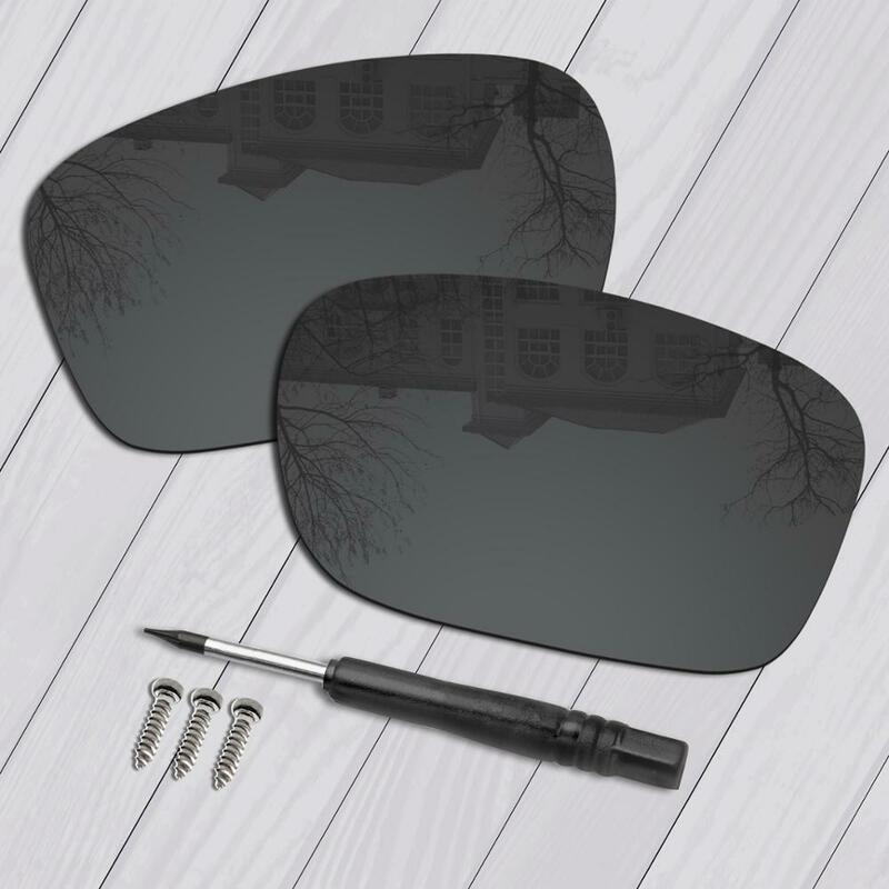 E.O.S spolaryzowane wzmocnione wymienne soczewki i czarny śrubokręt i śruby do okularów Oakley Twoface OO9189-wybór wielokrotny