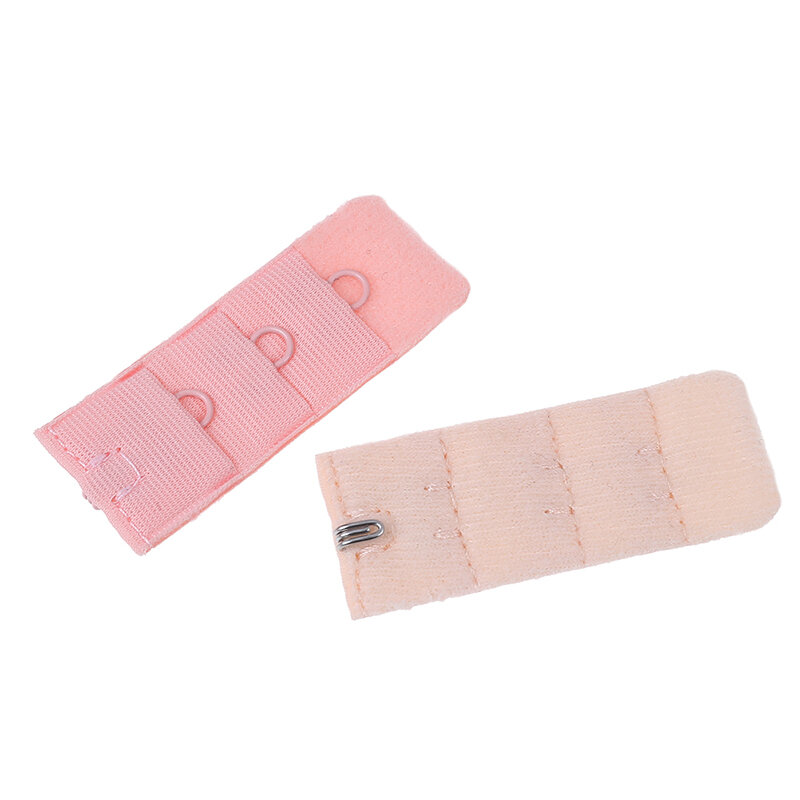 2021 New Female 3 Rows 2 Hooks Or 1 Rows 3 Hooks Bra Extender Clasp Extension Elastic On Strap Soft Bra Band For Women