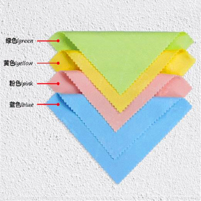 10 Pcs Portable Microfiber Cleaner Cloth For Glasses Eyeglass Sunglasses High Quality Eyewear Accessories Wholesales