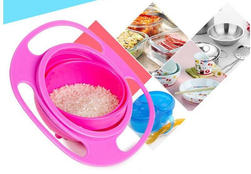 Creative Baby Feeding Learning Dishes Bowl High Quality Assist Toddler Baby Food Dinnerware For Kids Eating Training Gyro Bowl