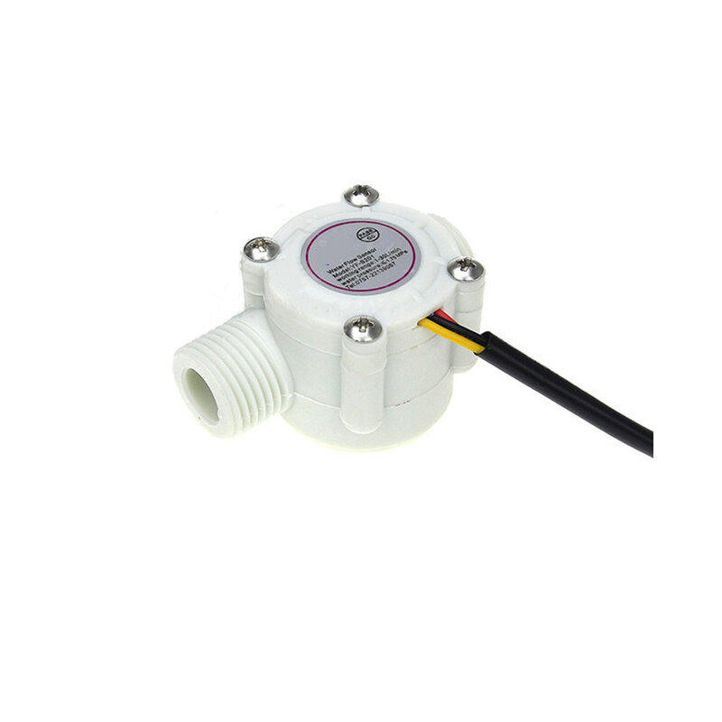 Taidacent YF-S201 Hall Effect Water Flow Sensor 4/6 Points G1/2/3/4 Interface Water Flow Measurement Sensor Hall flowmeter