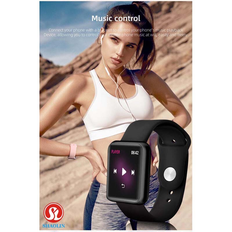 Скидка 90% на спортивные Смарт-часы, мужские и женские фитнес-трекер, пульсометр, кровяное давление, для Android, Apple Watch, iPhone, умные часы