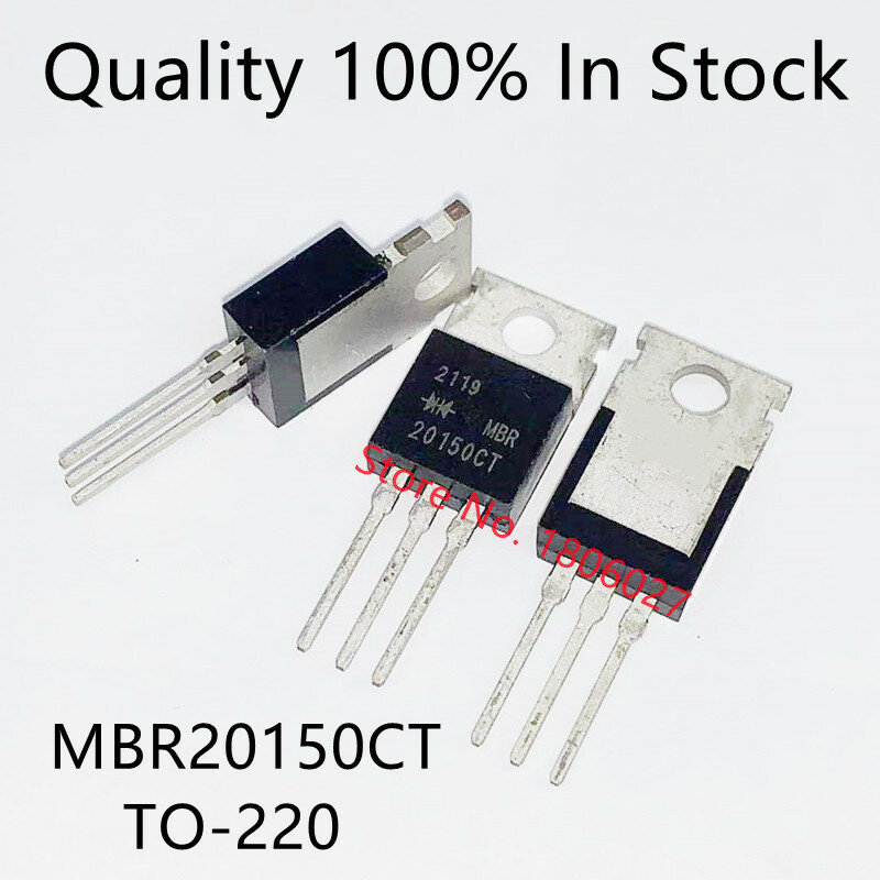 10pcs/lot    MBR20150CT 20150 Schottky Diode TO-220
