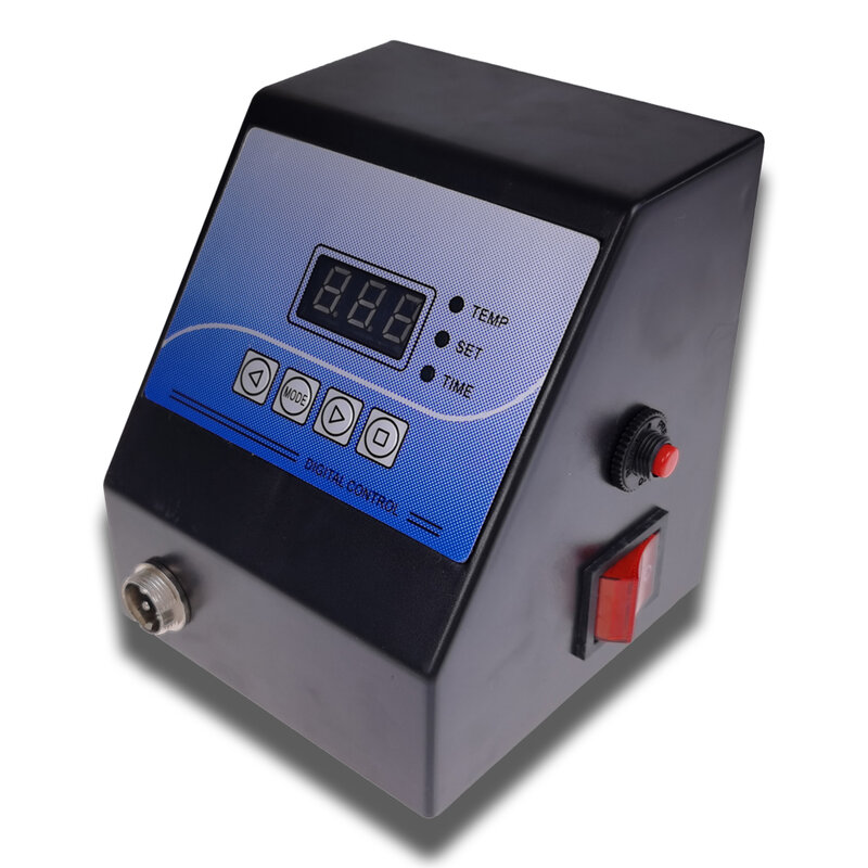 温度制御付きのデジタル圧力機,110v/220v,カラープレート/石,温度制御