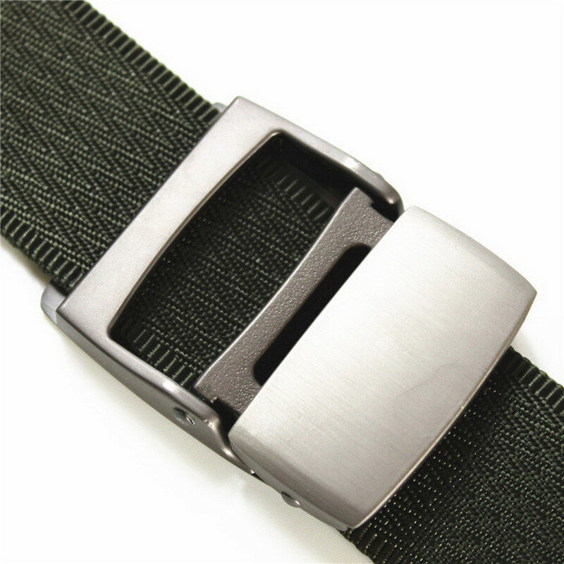 Metel hebilla para cinturones de lona de algodón de 3,8 cm, accesorios de Jeans de ocio concisos plateados, sin correa, Unisex, aleación de Zinc, Cinto