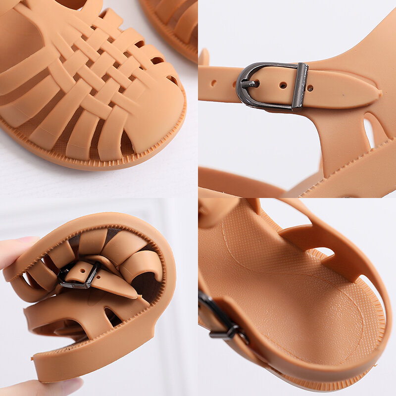 Summer Kids Sandals Girl Shoes Non-Slip Hollow Casual Sandals For Girls Boys Baby Shoes Beach Shoes