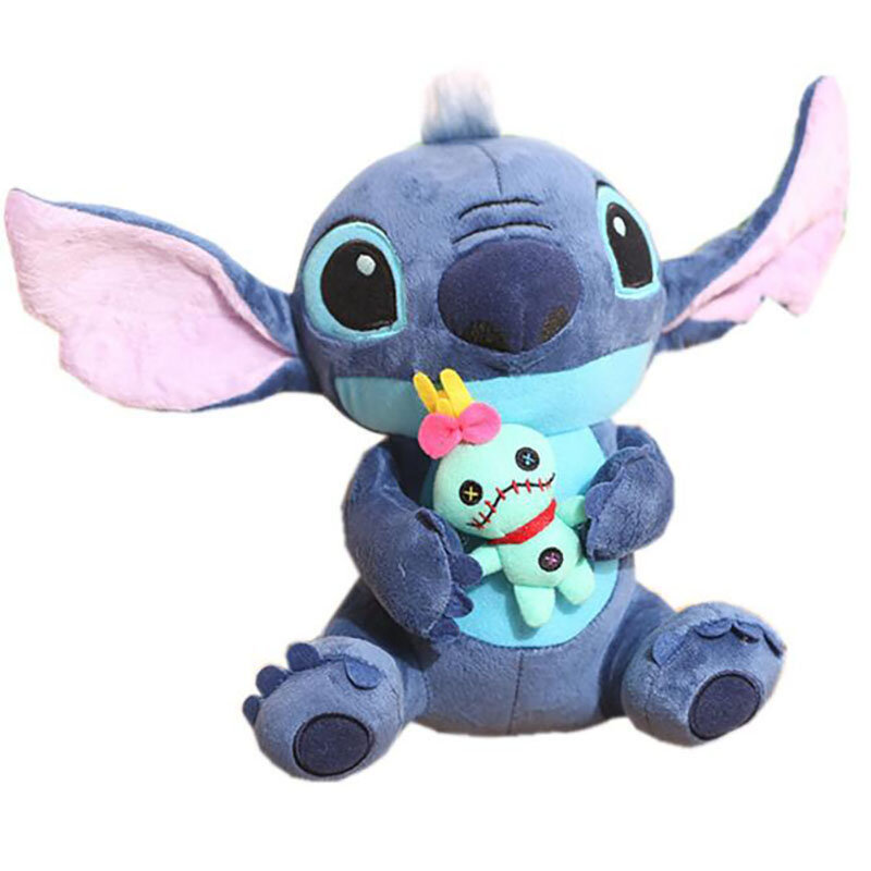 Disney Stitch-muñeco de peluche de Lilo & Stitch para niños, muñeco de peluche, regalo de cumpleaños