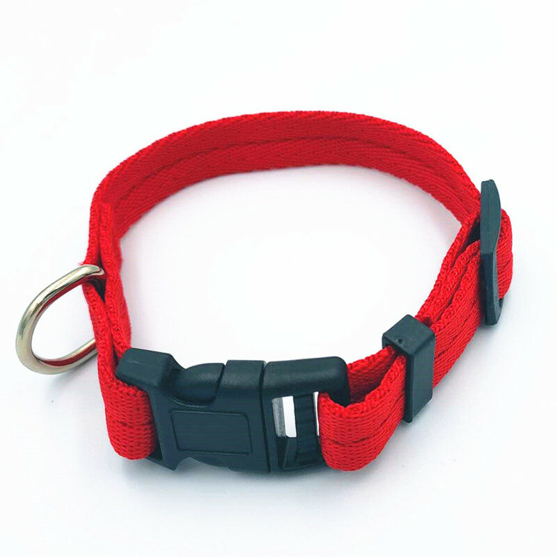 7 colors Pet dog collar adjustable clip buckle dog collars head collars size S/M/L/XL puppy large