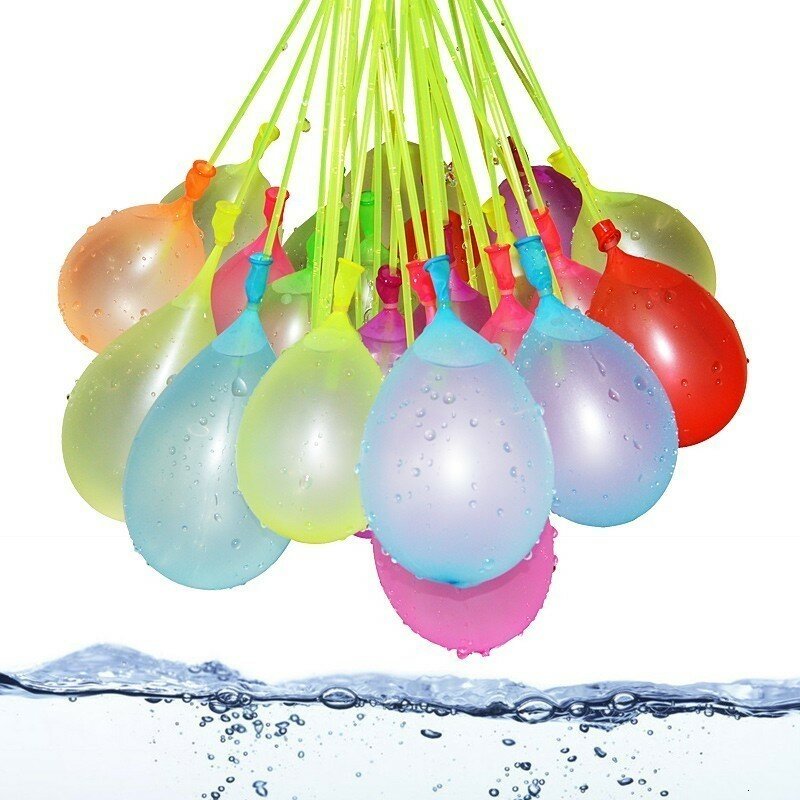 111 pièces ballons d'eau rapidement remplissage magique bouquet ballons bombes instantanée plage jouets été en plein air combattant jouets pour les enfants