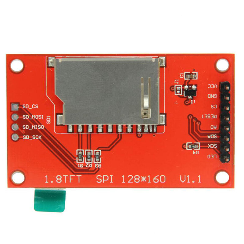 1.8 inch TFT LCD 1.8'' Module LCD Screen Module SPI serial 51 drivers 4 IO driver TFT Resolution 128*160 D02