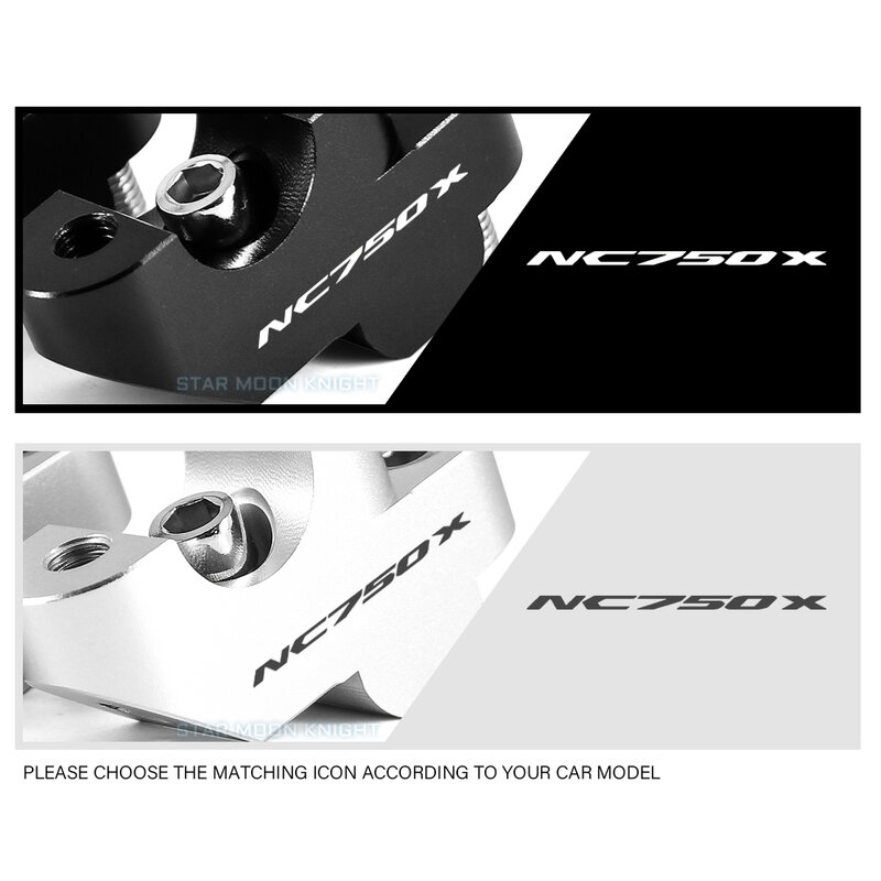 Abrazadera de manillar de elevación para motocicleta Honda, accesorios para Honda NC 750 X NC750X 2016-2021, CB500X, CB500F, CB300F