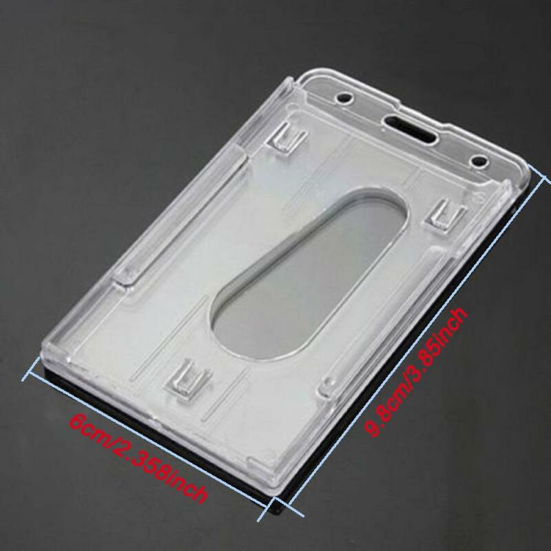 Transparante Plastic Bank Bus Credit Kaarthouder Cover Opslag Card Id Houders Womem Mannen Kid Protector Cover Wallet Dropshipping