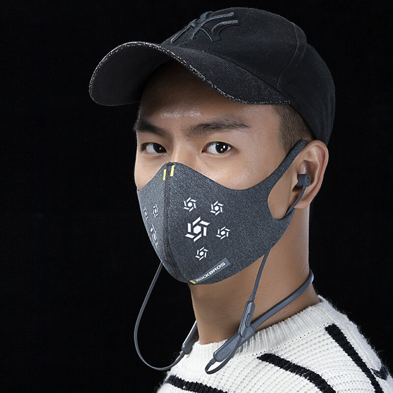 ROCKBROS maska rowerowa na twarz z filtrem węgiel aktywny bieganie kolarstwo przeciwzapachowe przeciwkurzowe maseczka na twarz na rower akcesoria rowerowe