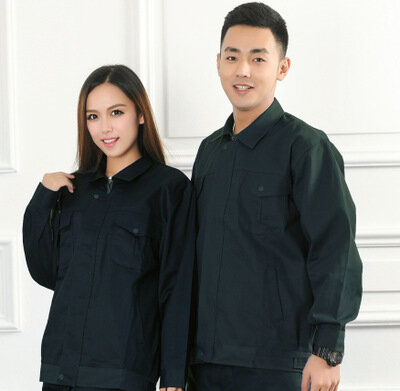 Thicken cotton welding flame retardant protective clothing under 100% cotton labor protective clothing