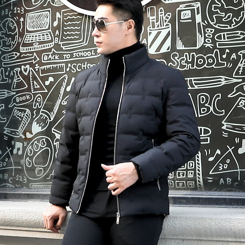 Winter Down Jacket Men Thick Warm White Duck Down Coat Male Business Casual Casaco Fashion Mens Cloth Outwear Hiver 1922