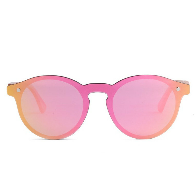 LONSY Fashion Wood damskie okulary przeciwsłoneczne spolaryzowane klasyczne bambusowe okulary marka projektant okulary przeciwsłoneczne damskie Grandient Shades Oculos