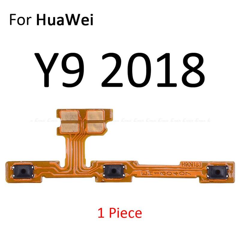 Schakelaar Power On Off Key Mute Stille Volume Knop Lint Flex Kabel Voor Huawei Y9 Y7 Y6 Pro Y5 Prime lite GR5 2017 2018 2019