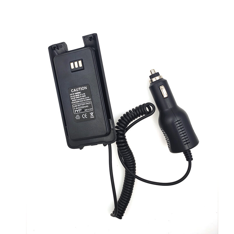 100% original de alta qualidade MD-UV390 carro carregador bateria eliminador para tyt MD-390 dupla banda dmr rádio