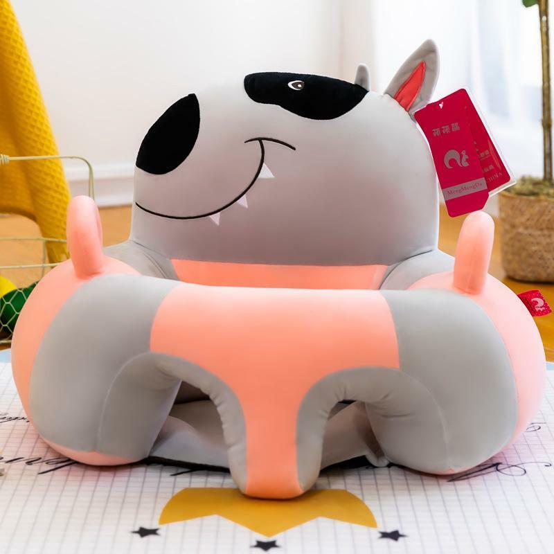 New Cute Cartoon Sofa Skin for Infant Baby Seat Sofa Cover Sit Learning Chair Washable Only Cover With Zipper Without PP Cotton