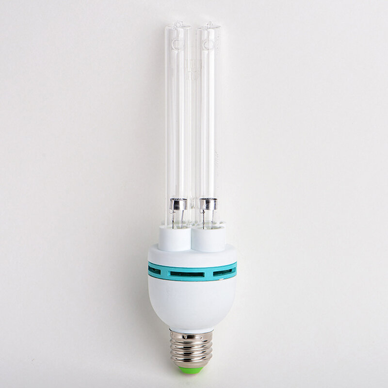 Bombilla de tubo de luz ultravioleta UV E27 UVC, lámpara de desinfección, lámpara de esterilización de ozono, luces de ácaros, Bombilla germicida AC220V 15-36W