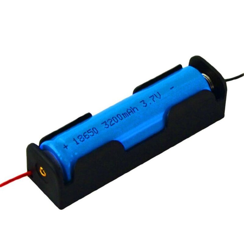 1pc 18650 bateria titular caixa de armazenamento caso slot de energia portátil baterias recipiente componente eletrônico com 6 "ligações conexão