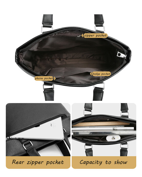 Business Bag New Men's Bag Business Bag Men's Handbag Horizontal Computer Briefcase Single Shoulder Bag