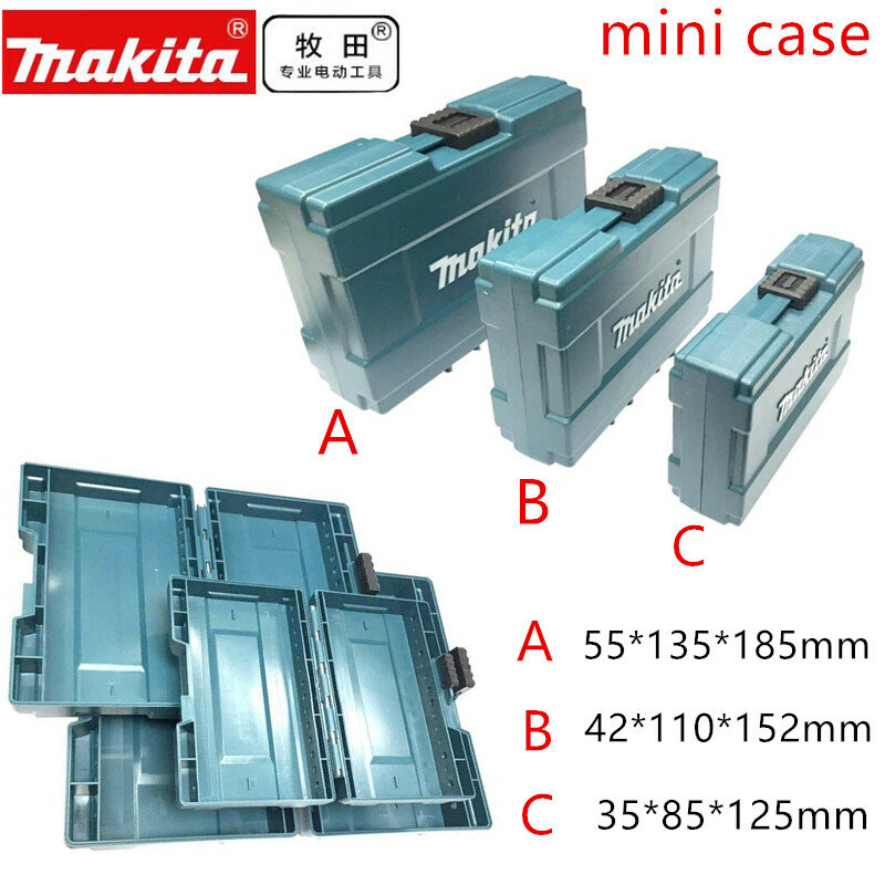 Makita-MINI caja de herramientas, maletín de herramientas, caja de almacenamiento de conector MakPac, caja de herramientas de B-62066 B-62072