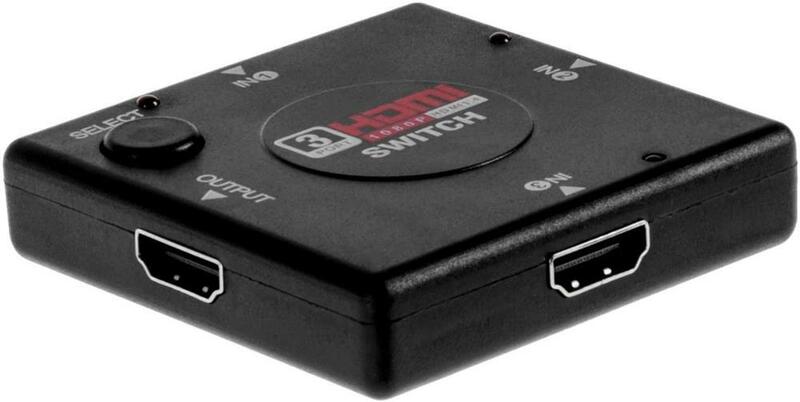 3x1 HDMI Switch G-Shield 3 منافذ HDMI v1.4 ، مفتاح اختيار صندوق الفاصل التلقائي ، 3 مداخل ، مخرج واحد ، Full HD 1080p