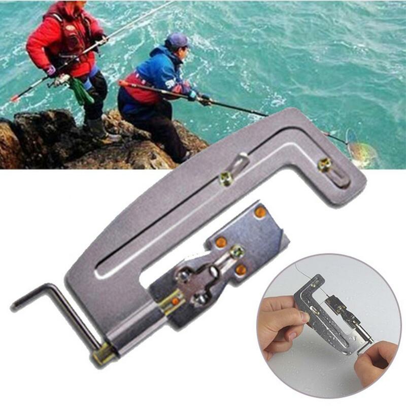 40% HOTPortable Hook Layer Metal semiautomatico Hook Line organizzare macchina per Lure Fishing Tie Device Fish Hook Line annoder