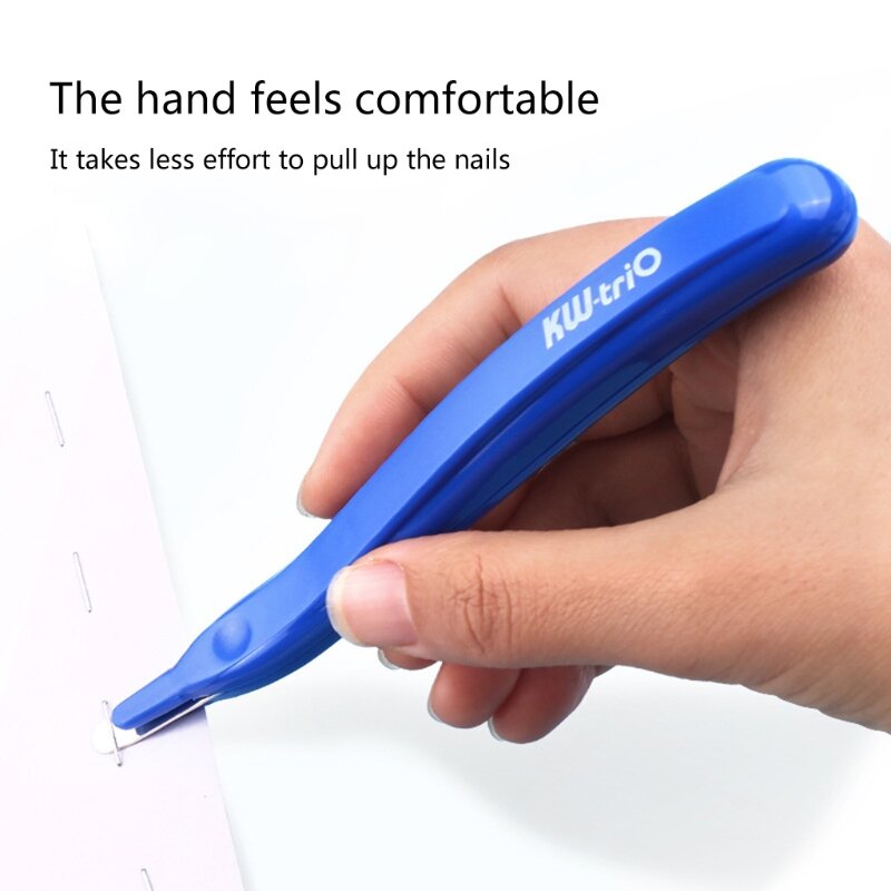 H8WA Portable Magnetic Staple Remover Puller Less Effort Staples Removal Tool for Home Office School Household Stationary