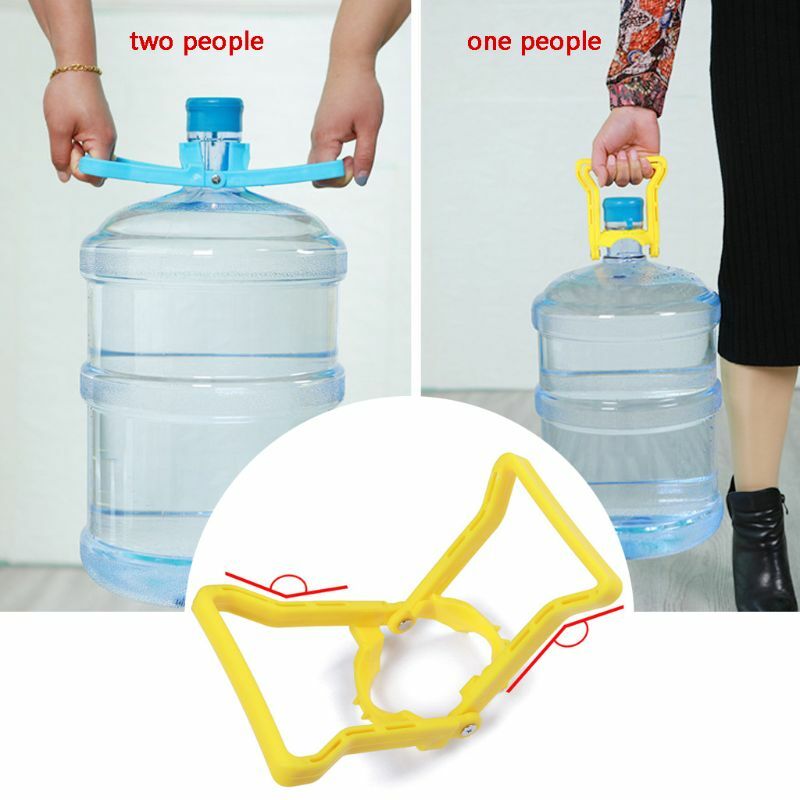 Kunststoff Flaschen Wasser Griff Energiesparende Dicker Doppel Eimer Eimer Hebe Gerät Carry Halter