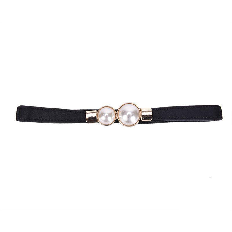 Anchos cinturones elásticos para mujer, cinturón ancho de flores huecas, hebilla elástica de Metal para vestido, 1 unidad
