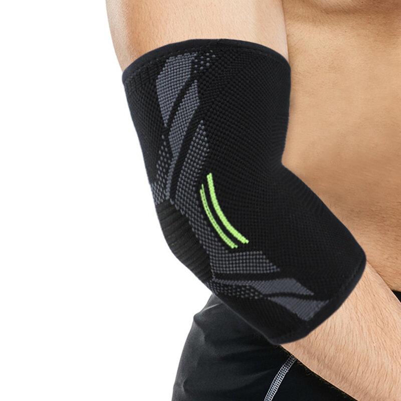 Cotoveleiras de compressão para adultos, suporte de compressão para cotovelo elástico para cobertura de quebra com proteção para danos reduz a dor