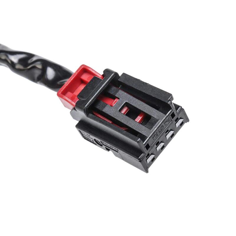 Schwarz Dynamische Blinker Anzeige LED Rücklicht Hinzufügen-Auf Modul Kabel Kabelbaum Für VW Golf 7 Links & rechten Tail Licht 2PCS